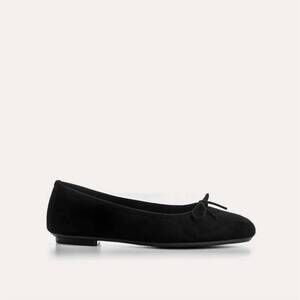 NEW REQINS women's harmony ballerina flats in black